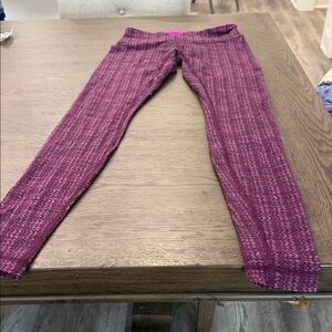 Women's Purple Patterned Leggings